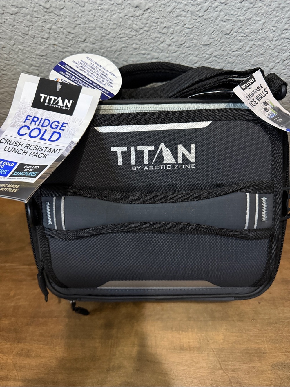 Titan Gray Insulated Lunch Pack